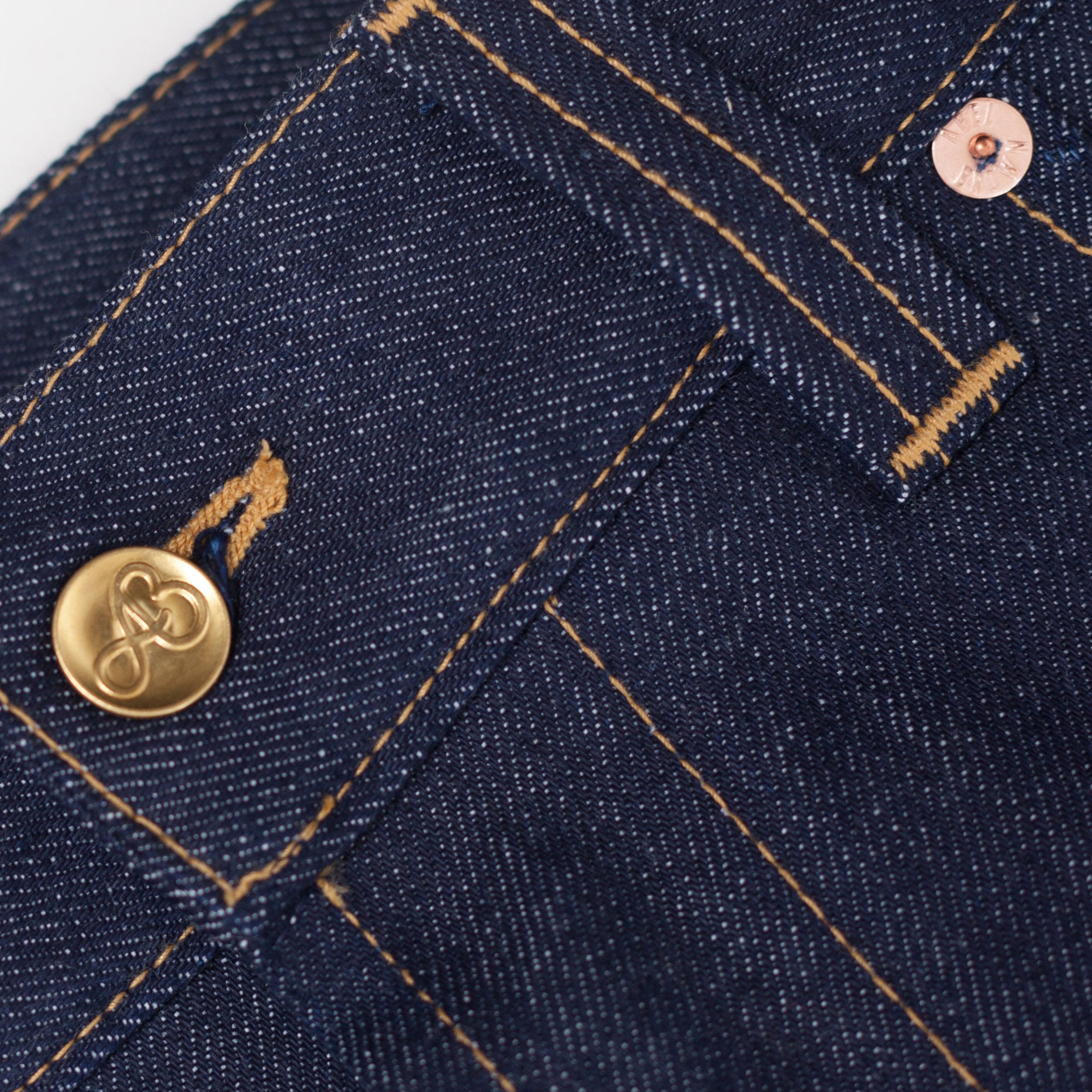 Leadville Selvedge Denim - Abel Brown