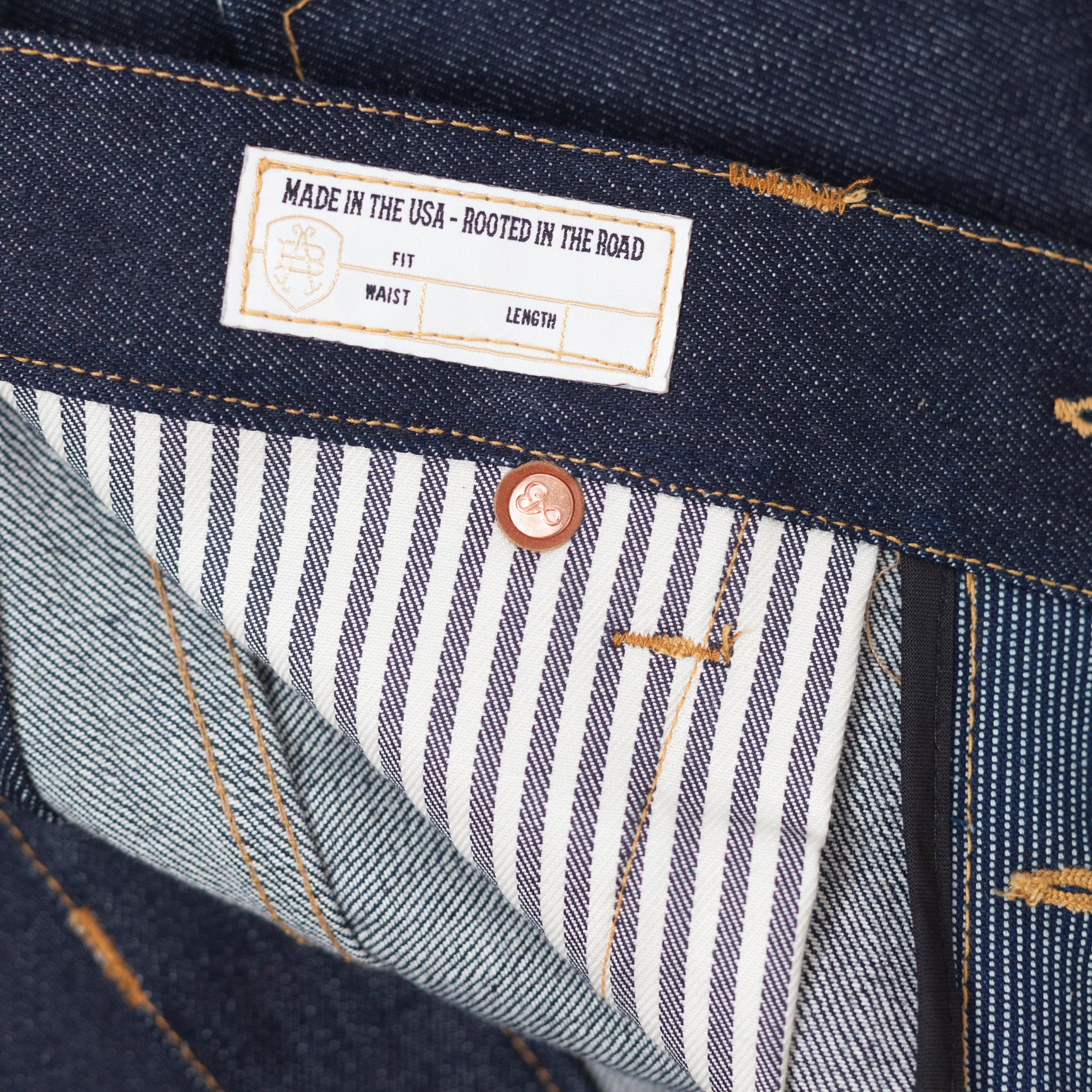 Leadville Selvedge Denim - Abel Brown