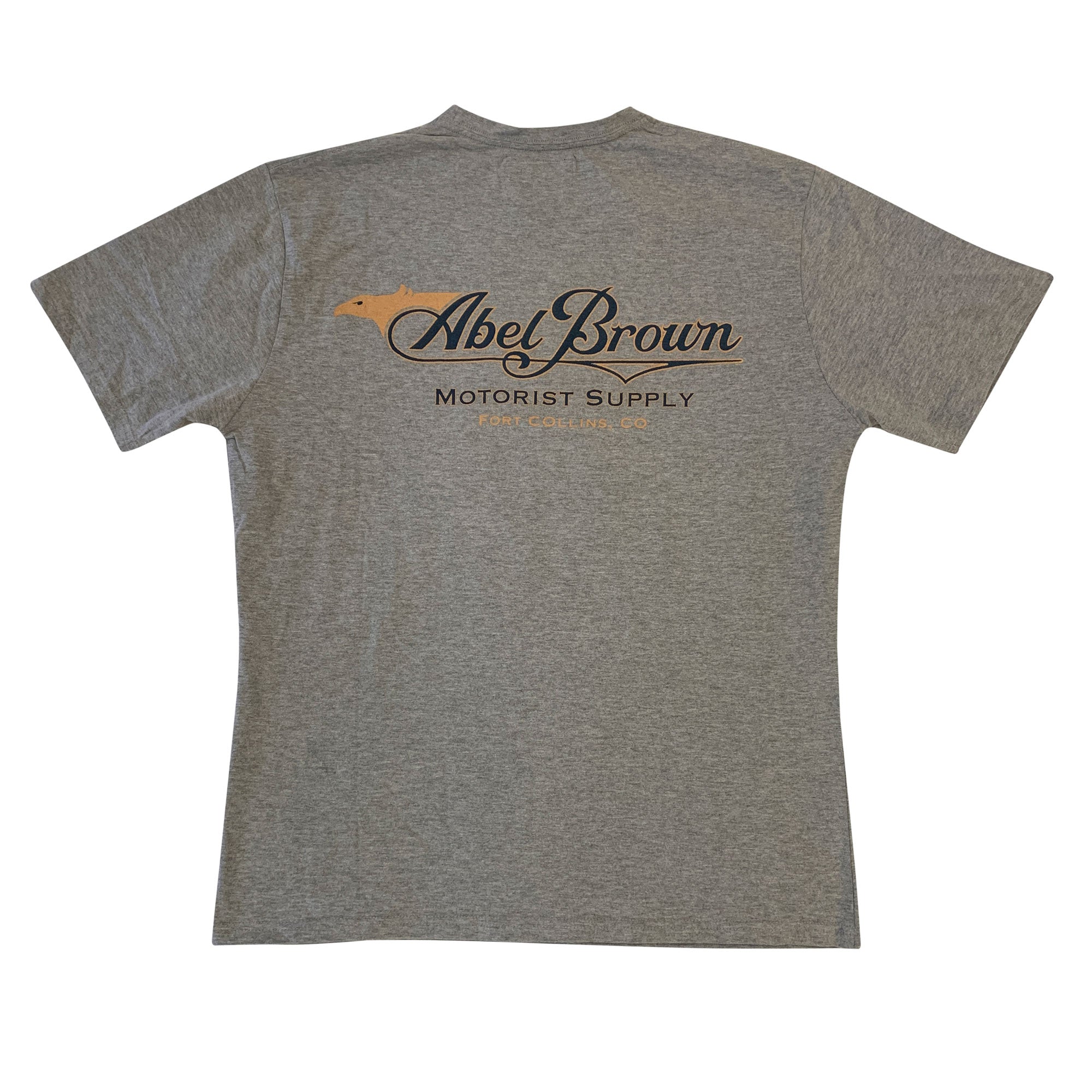 Abel Brown Eagle Tee - Heather Grey