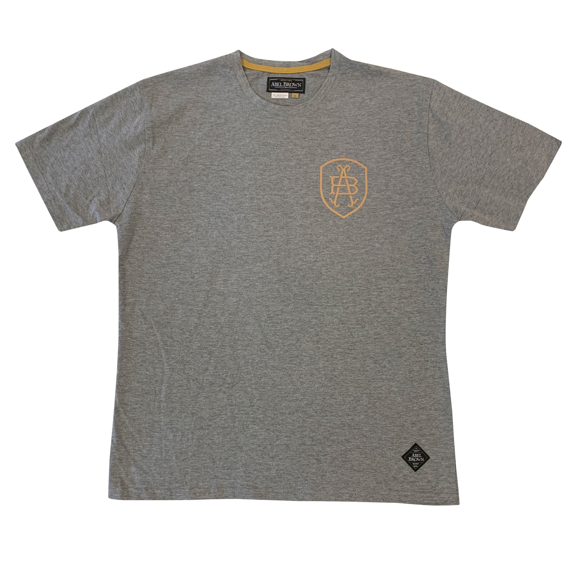 Abel Brown Eagle Tee - Heather Grey