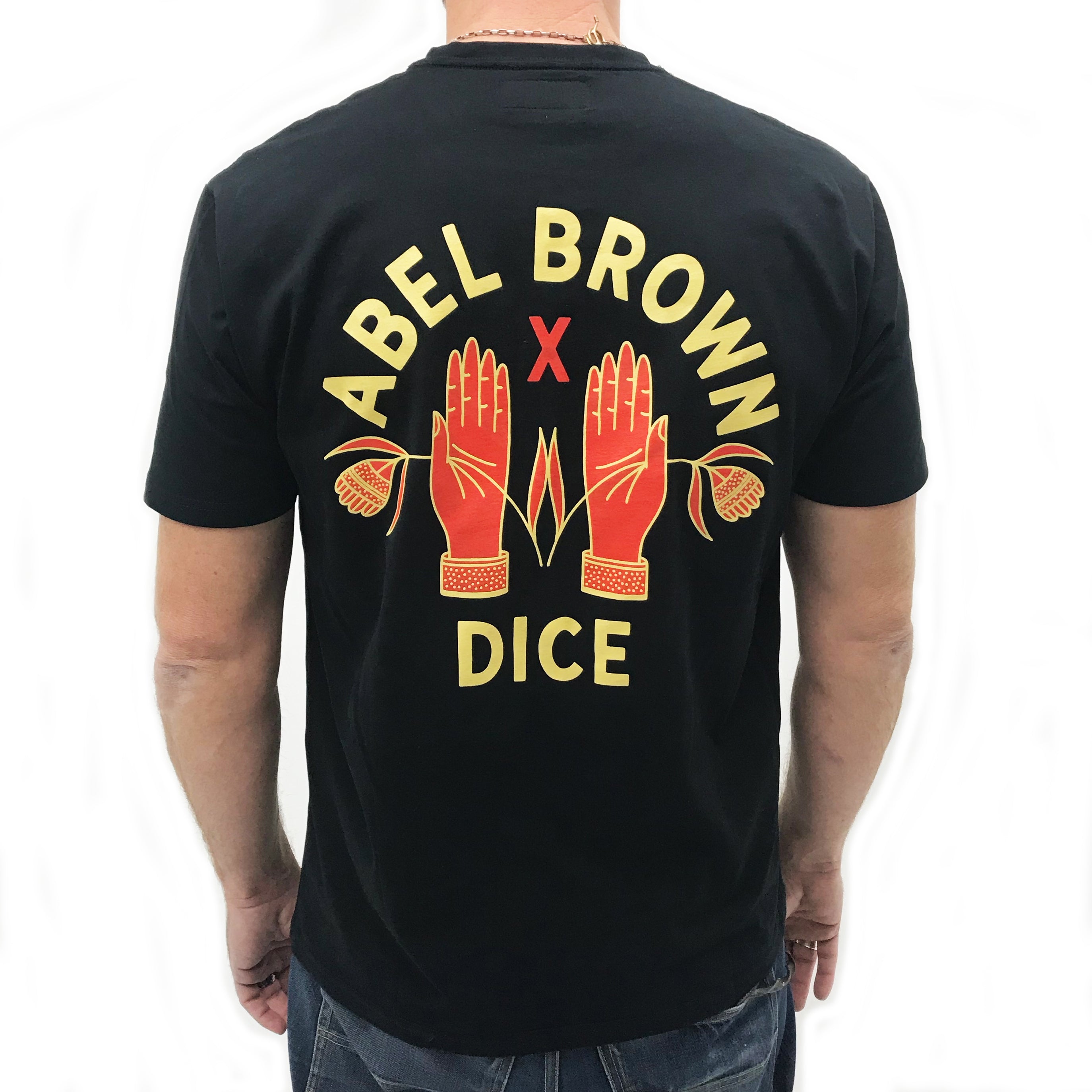 DicE x Abel Brown collab tee - Abel Brown