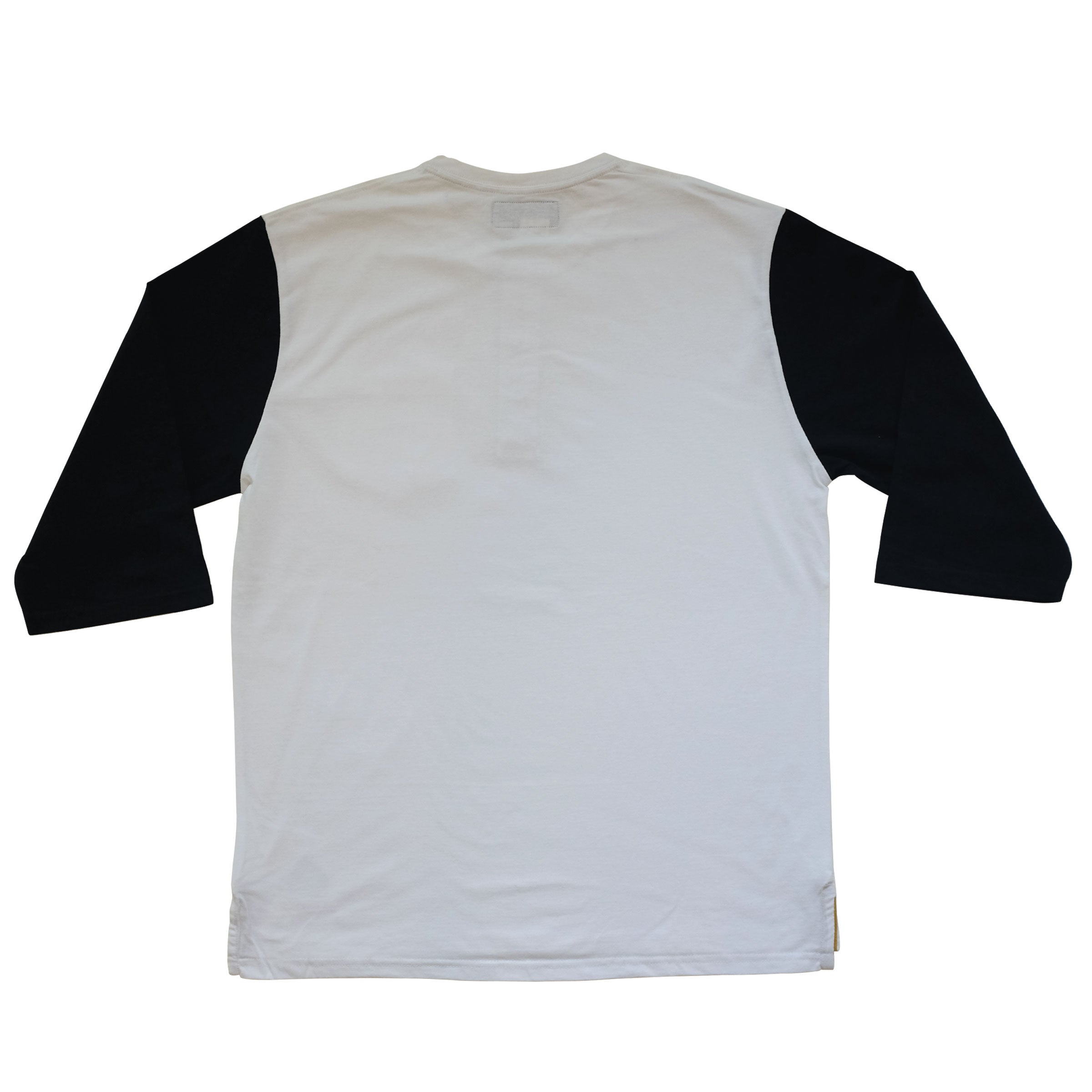 Raceday 3/4 sleeve Henley shirt- White - Abel Brown