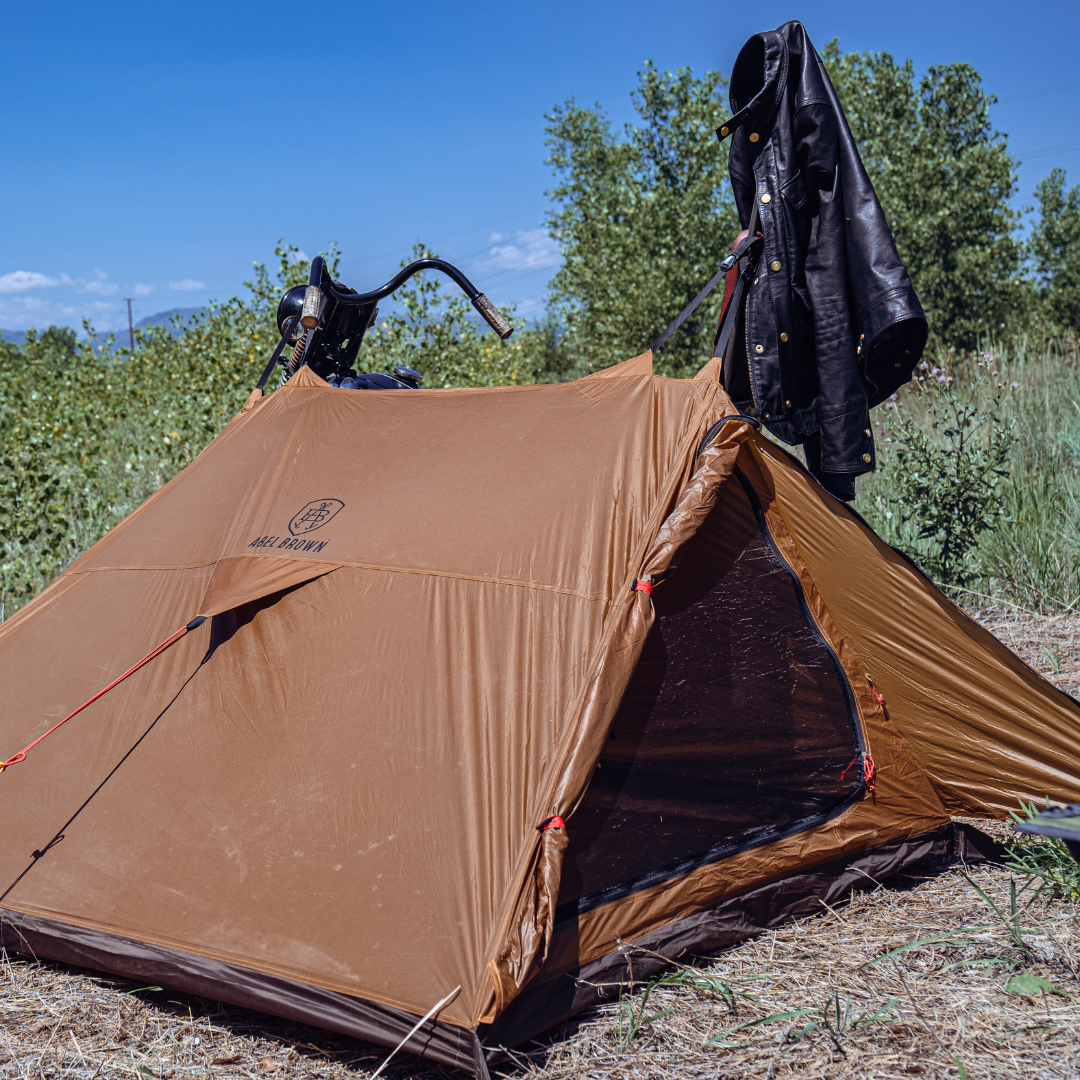 の商品検索や Abel Brown Nomad 4 Adventure Motorcycle Tent Camping