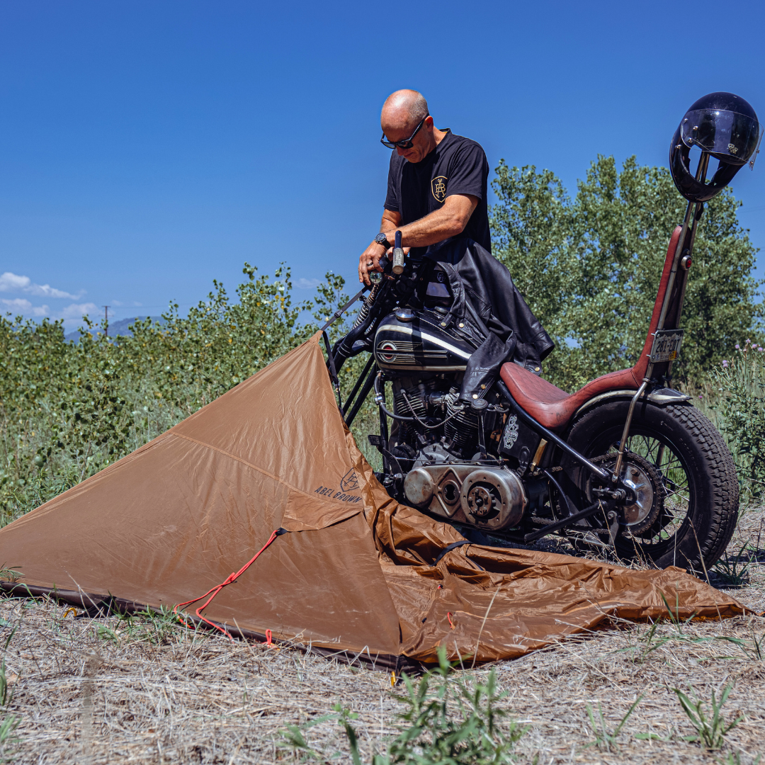 Nomad 4 Tent - Motorcycle Camping Gear | Abel Brown