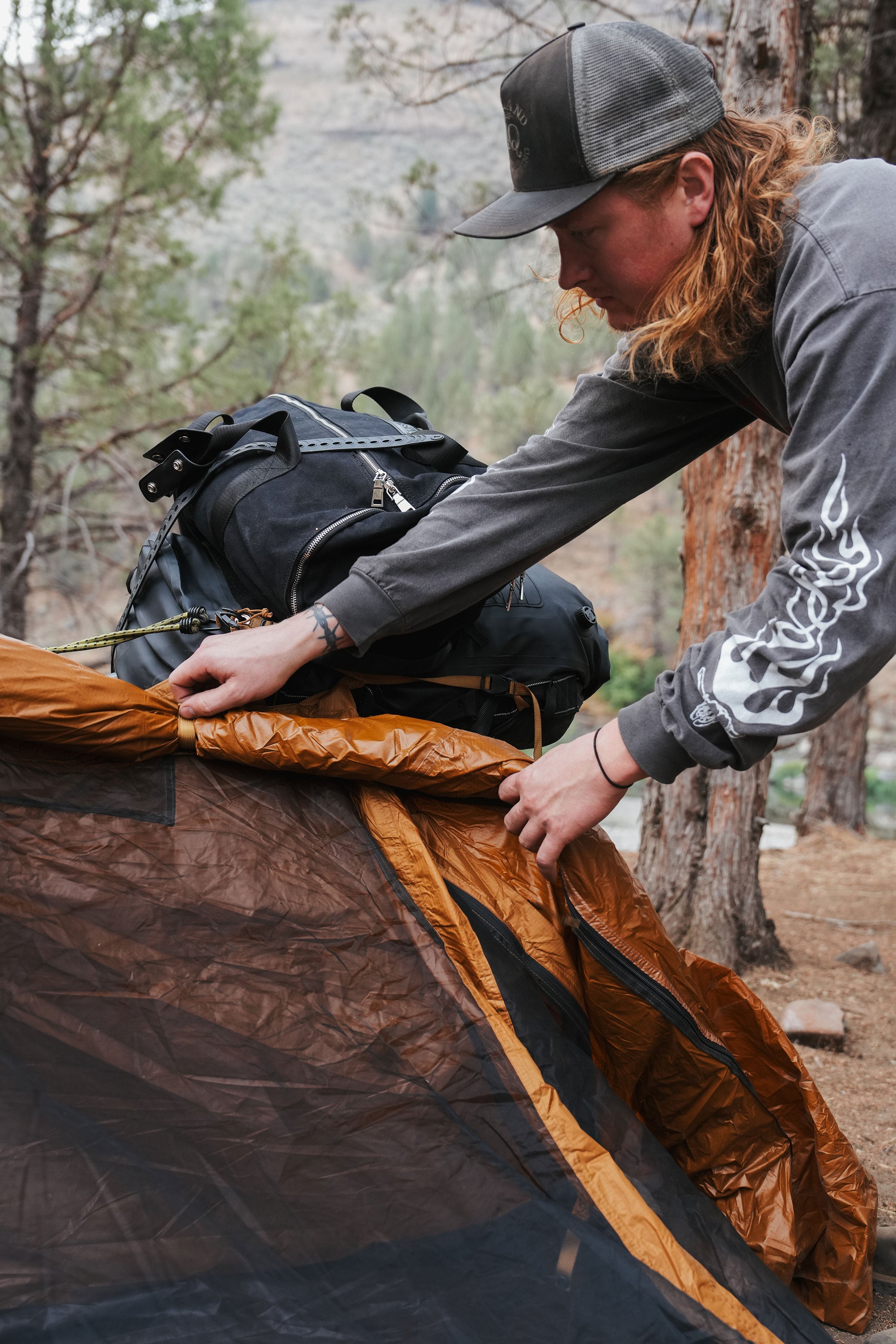 Nomad 5 Motorcycle Tent