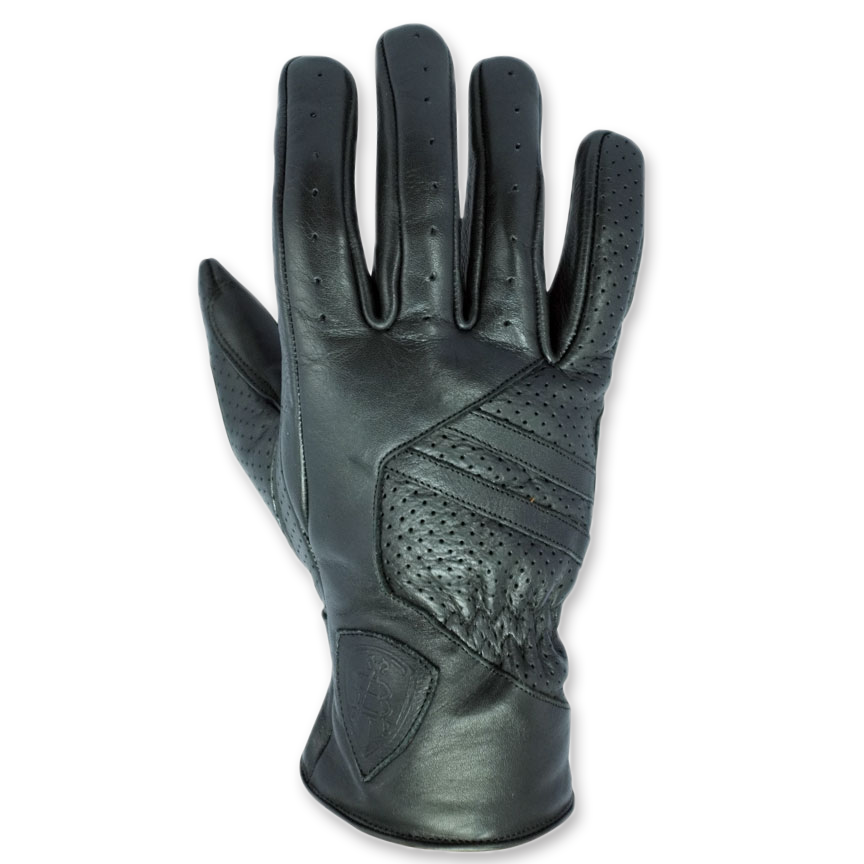 Dual Leather Glove - Leather Motorcycle Gloves | Abel Brown