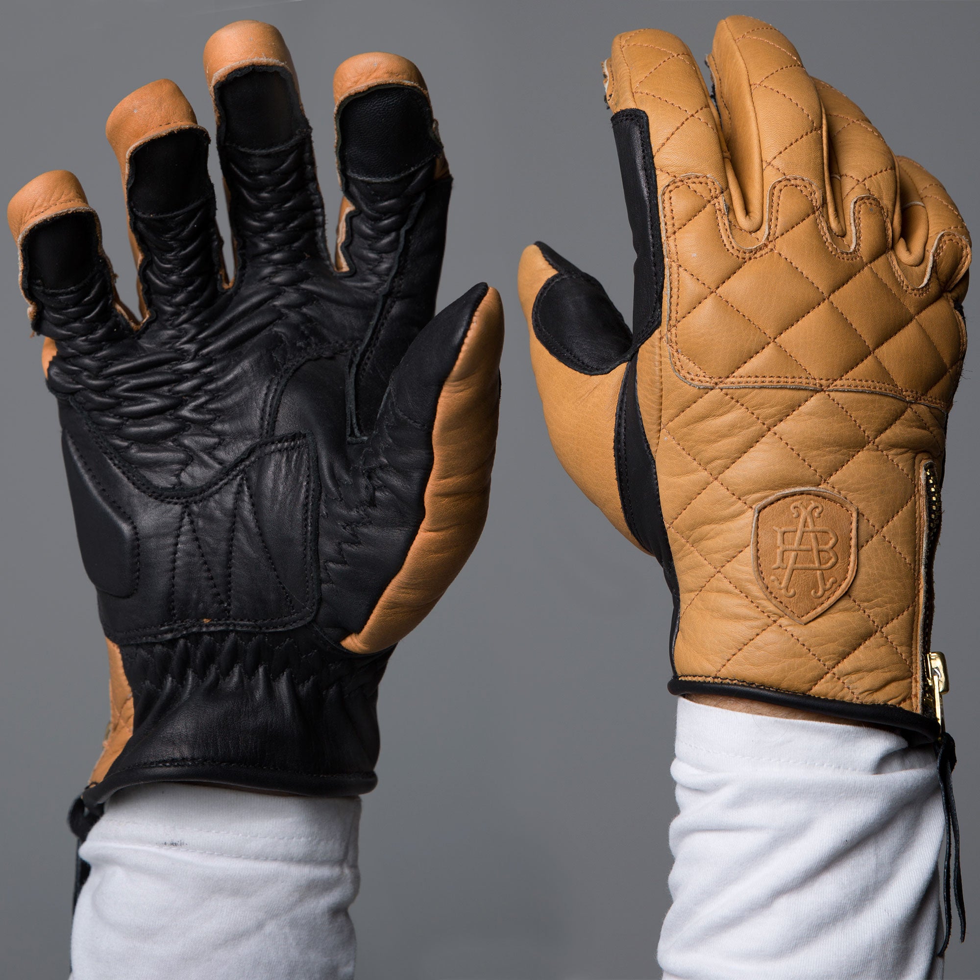 Tan sales motorcycle gloves