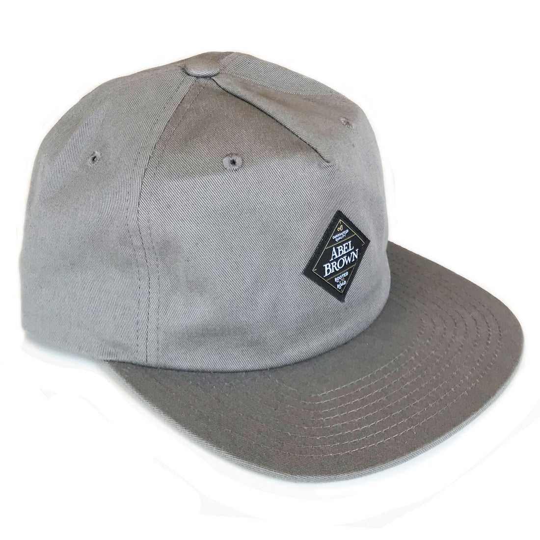 Grey Diamond Label Hat - Motorcycle Apparel | Abel Brown