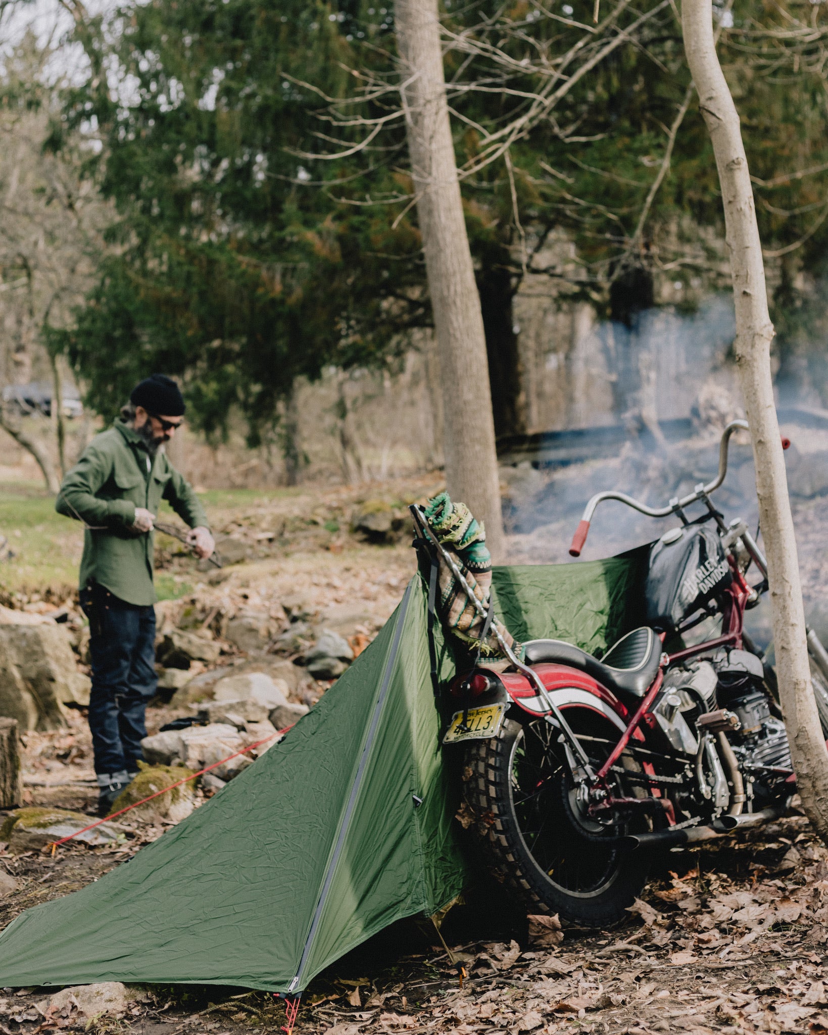 Nomad 4 Motorcycle Tent