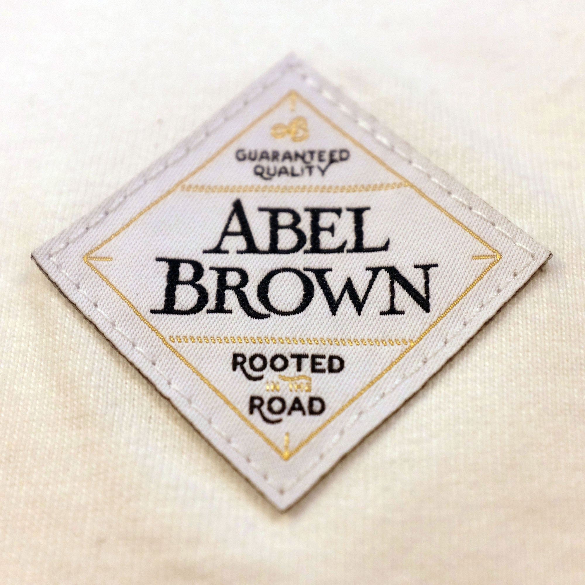 Raceday 3/4 sleeve Henley shirt- White - Abel Brown