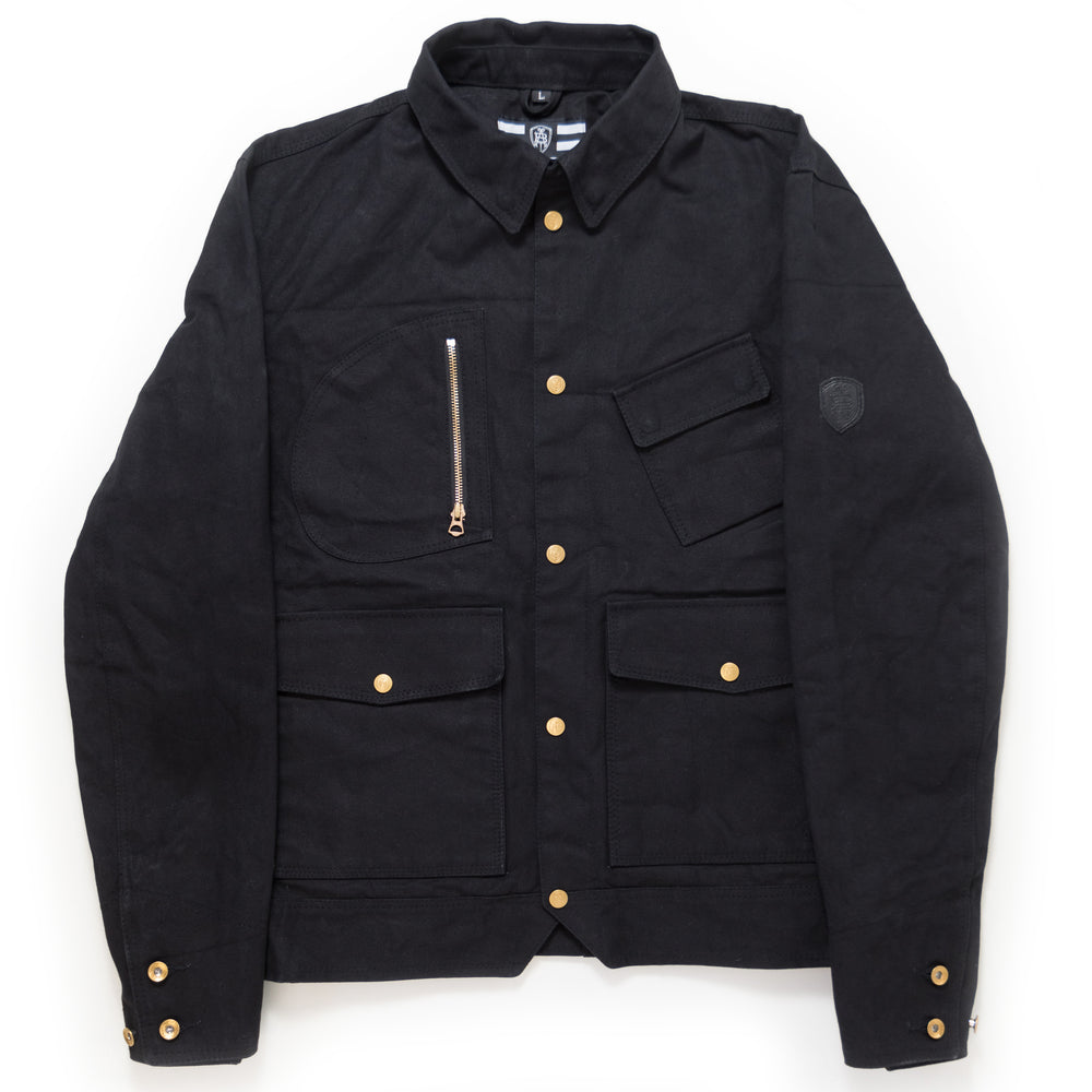Fremont Waxed Cotton Jacket - Motorcycle Riding Gear | Abel Brown
